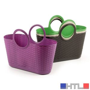 BORSA BAG RATTAN cm. 58x24x44 h col. assortiti