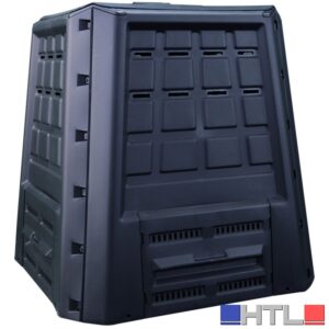 COMPOSTIERA ANTRACITE Lt. 380 - cm. 80x80x82 h