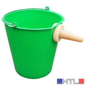 SECCHIO POPPATOIO PER VITELLI  lt. 12