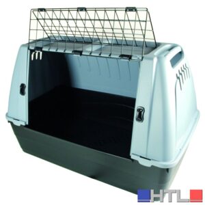 TRASPORTINO PER CANI  BRACCO 80 cm. 77x43x51 h col. Grigio