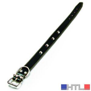 Utilia Pet COLLARE IN CUOIO FODERATO CON BORCHIE cm. 51x2,5 col. Assortiti