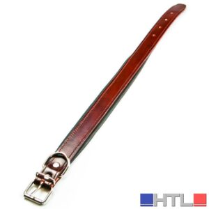 Utilia Pet COLLARE IN CUOIO FODERA IMBOTTITA cm. 44x2,0
