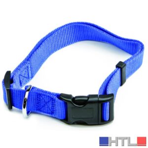 Utilia Pet COLLARE IN NYLON CON SGANCIO RAPIDO cm. 30x1,2 col. Assortiti (confezione da 6)