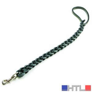 Utilia Pet GUINZAGLIO IN CUOIO TRIPLA TRECCIA cm. 75 col. Assortiti