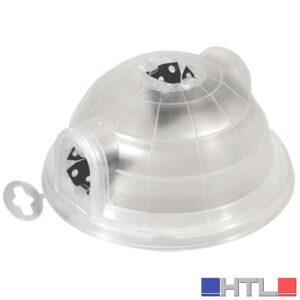 TRAPPOLA PER TOPI A CUPOLA 3 ENTRATE  Ø cm. 16,3x8,5 h
