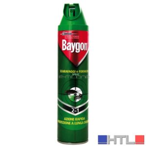 Baygon INSETTICIDA SPRAY SCARAFAGGI E FORMICHE PLUS  ml. 400 (confezione da 12)