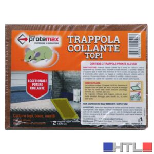 TRAPPOLA TAVOLETTA TOPI  MINY BLISTER PZ 2 cm.15x20