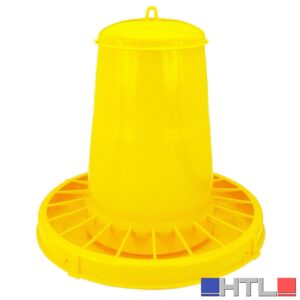 MANGIATOIA TRAMOGGIA PER POLLI CON ANTISPRECO Ø cm. 39x37 h  lt. 10,5 (kg. 7)