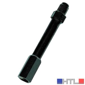 PROLUNGA PER ABBERVERATOI NERA IN PLASTICA (3 pz.)  cm. 9 (confezione da 16)