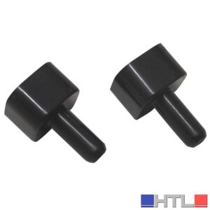 TESTATA PER TUBO QUADRO RIGIDO IN BLISTER 2 pz.  Ø mm. 10 (confezione da 16)
