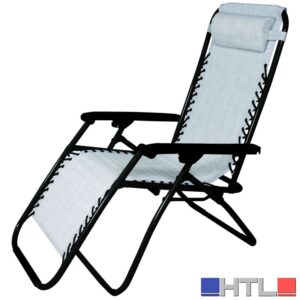 SDRAIO RECLINABILE cm. 62x142x120 h col. Grigio