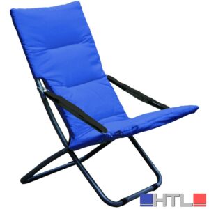 Tata Linda SEDIA PIEGHEVOLE CAPRI cm. 83x50x93 h col. Blu (confezione da 2)