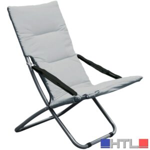Tata Linda SEDIA PIEGHEVOLE CAPRI cm. 83x50x93 h col. Ecrù (confezione da 2)