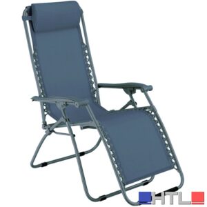 Tata Linda SDRAIO RECLINABILE VIRTUS cm. 65x90/165x113 h col. Grigio scuro (confezione da 2)