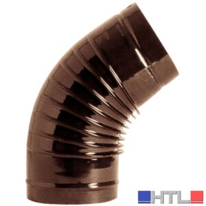 Smalbo GOMITO A 45° PER STUFA Col. Marrone Ø cm. 14 (confezione da 12)