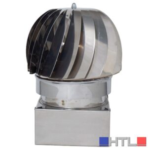 FUMAIOLO GIREVOLE GLOBO INOX Quadrato cm. 17x17