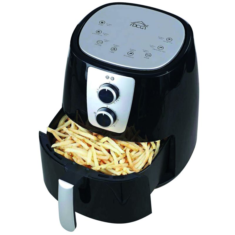Dcg FRIGGITRICE AD ARIA 5,2 LT. 1.300 W - immagine 2