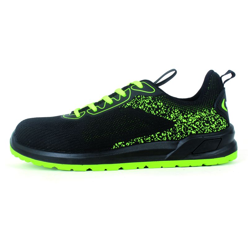Utilia SCARPE ANTINFORTUNISTICA BASSE S1PS FO SR ANTHEA IN TESSUTO Col. Nero e verde lime Mis. 39 - immagine 2
