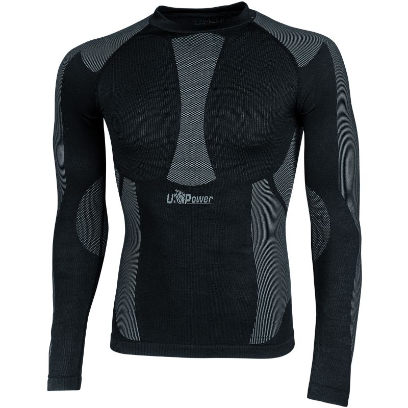 U-Power MAGLIA TERMICA CURMA Col. Nero Mis. 2XL/3XL - immagine 2