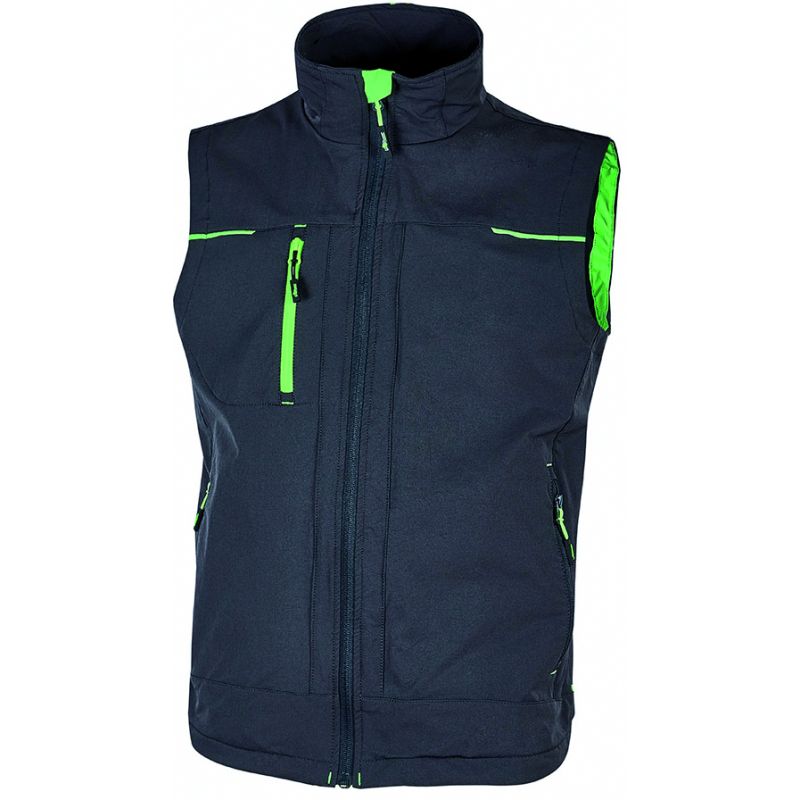 U-Power GILET SATURN Col. Grigio/Verde Mis. XXL - immagine 2