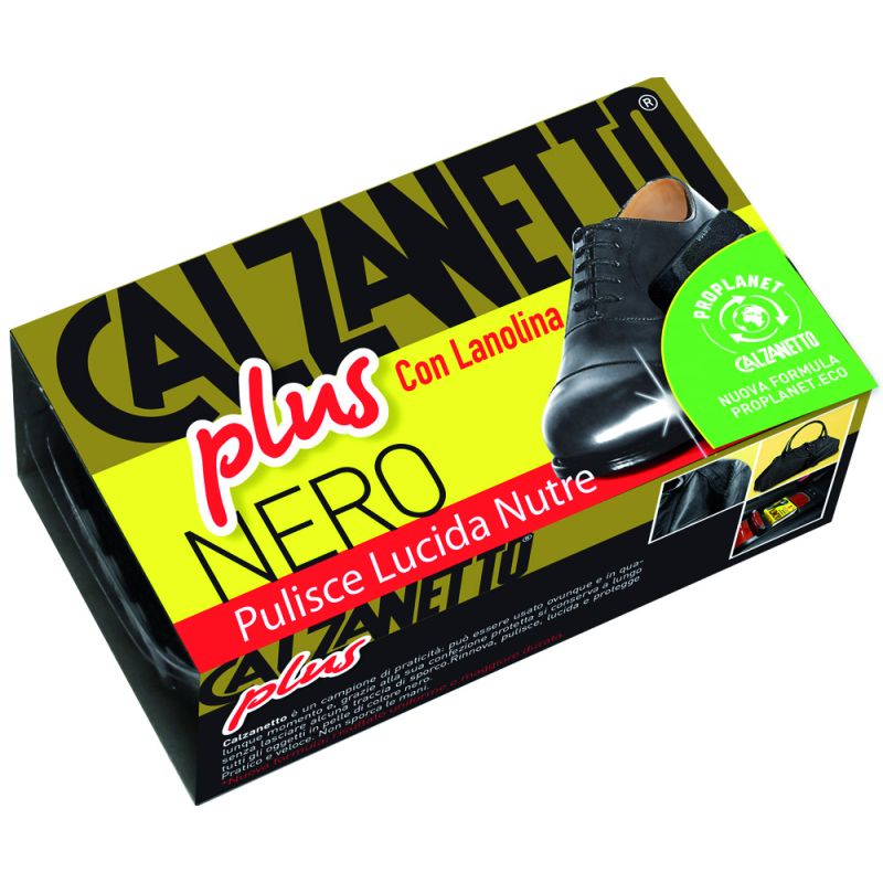 Calzanetto SPUGNA LUCIDA SCARPE PLUS Col. Nero - immagine 2