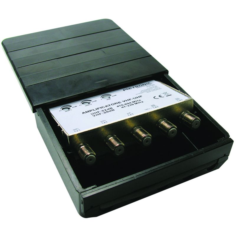 AMPLIFICATORE PER ANTENNE TV DA ESTERNO - 3 IN/ 2 OUT - immagine 2