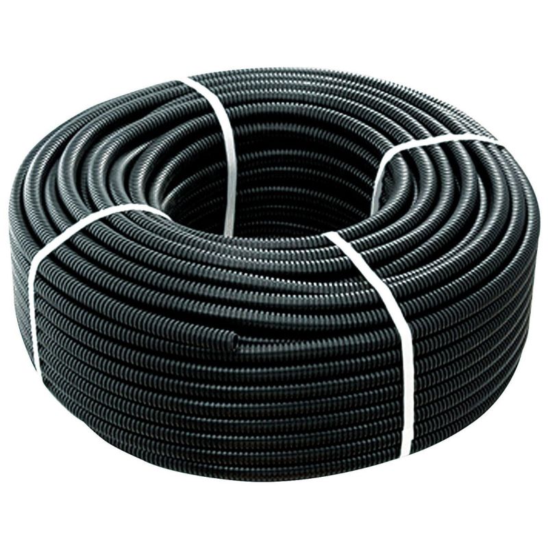 TUBO CORRUGATO NERO SENZA TIRAFILO Ø mm. 16 MT. 100 - immagine 2