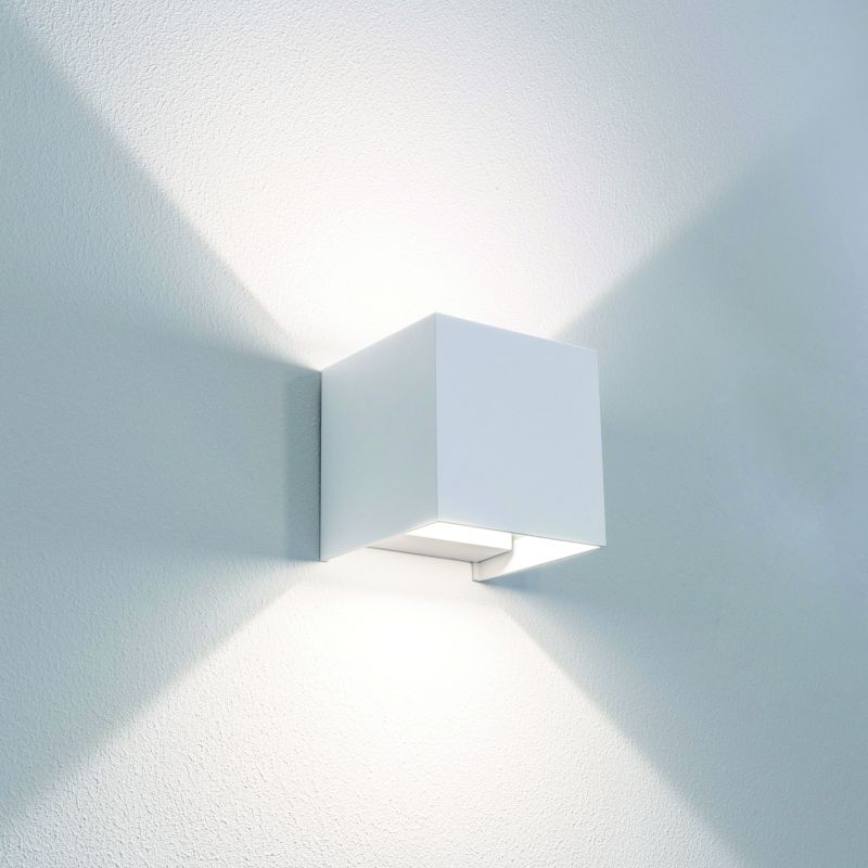 Century APPLIQUE BIDIREZIONALE QUADRATO A LED UP&DOWN+ 10 W-800 lm-3.000K/4.000K/6500K Col. Bianco - immagine 2