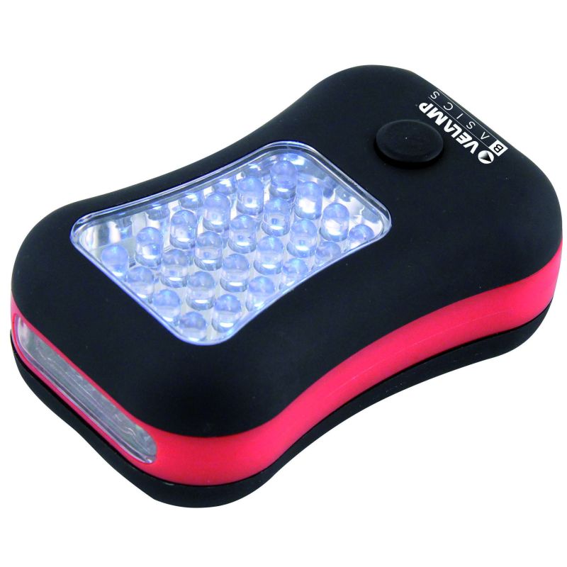 TORCIA DA LAVORO DL101 CON GANCIO E CALAMITA 24+4 LED (confezione da 12) - immagine 2