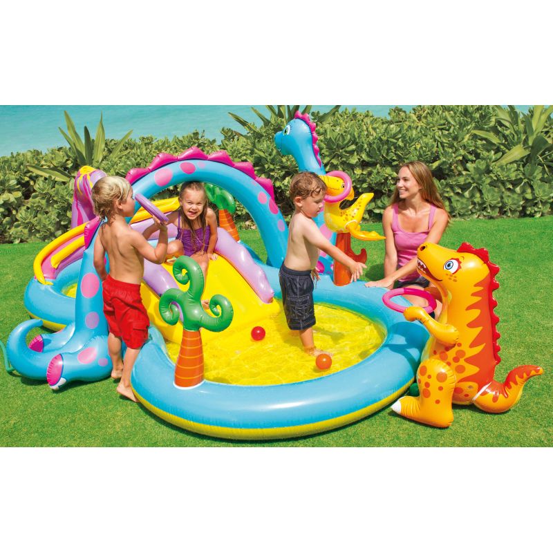 Intex PLAY CENTER DINOLAND cm. 302x229x112 h (lt. 290) - immagine 2