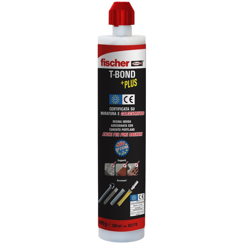 Fischer ANCORANTE CHIMICO T-BOND PLUS CARTUCCIA ml. 300 (confezione da 12) - immagine 2