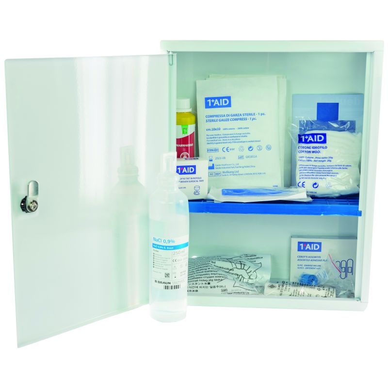 ARMADIETTO PENSILE PRONTO SOCCORSO IN METALLO cm. 30x14x37 h - ALLEG.2 - immagine 2