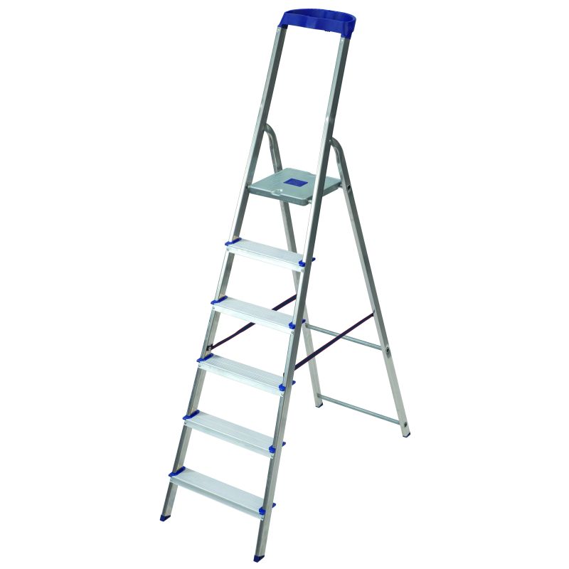 Facal SCALA IN ALLUMINIO GAMMA Con vasca porta oggetti 4 gradini - immagine 2