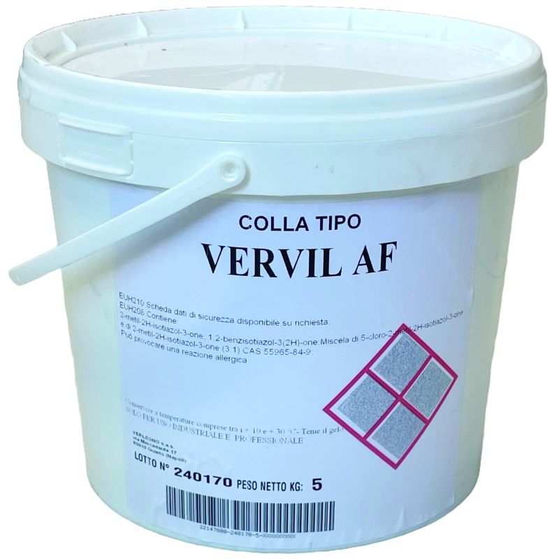 COLLA ACETOVINILICA VERVIL AF kg. 5 - immagine 2
