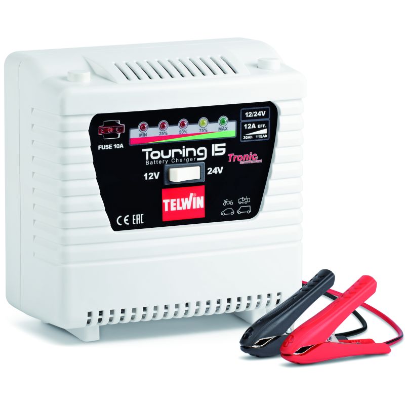Telwin CARICABATTERIE TOURING 15 - 130 W - immagine 2