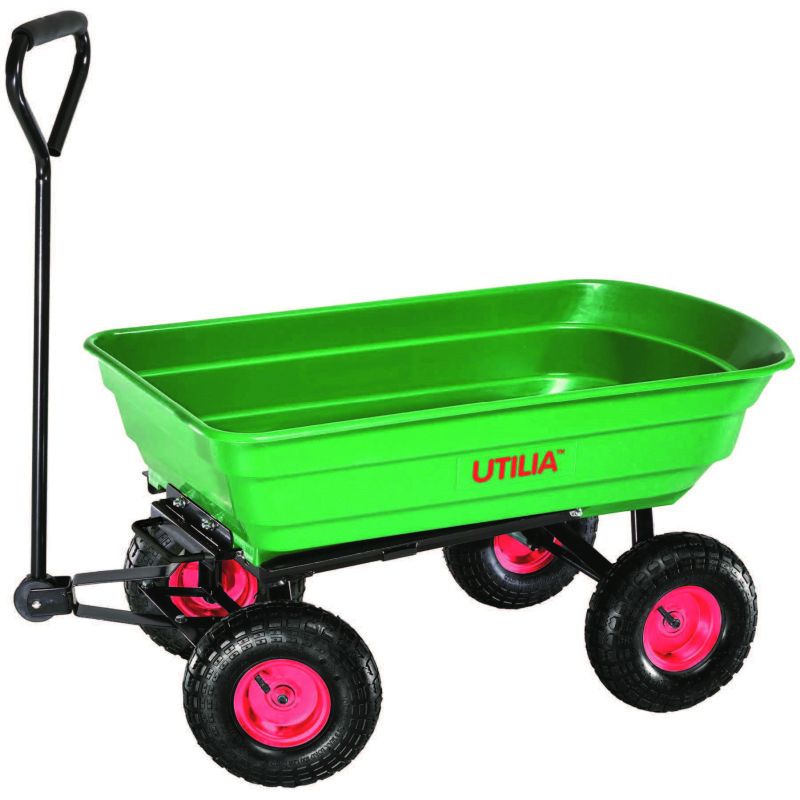 Utilia CARRELLO RIBALTABILE DA GIARDINO lt. 75 portata max kg. 250 - immagine 2