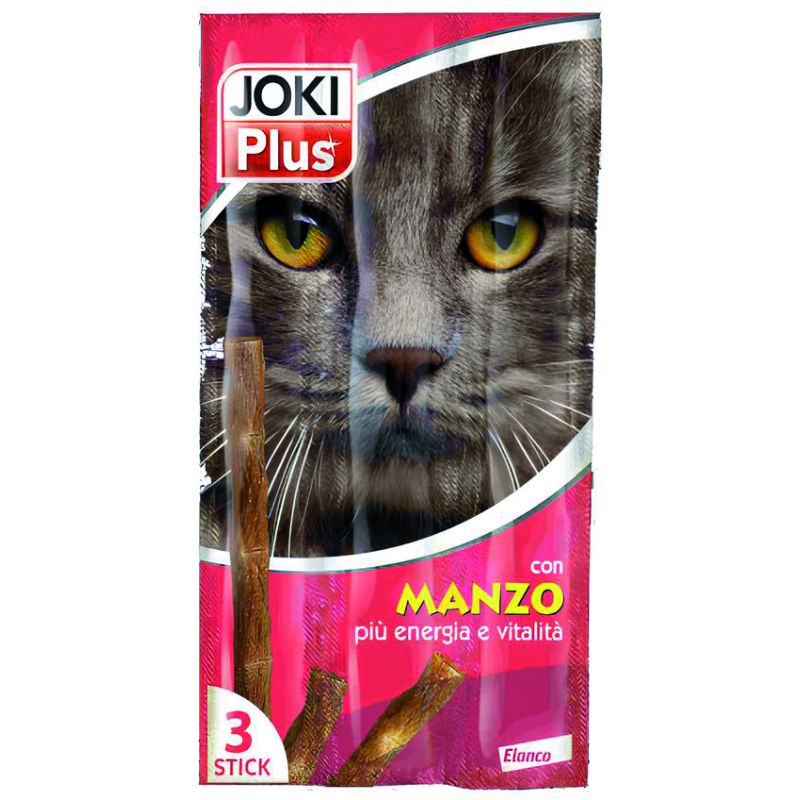 Elanco BARRETTA SNACK JOKI PLUS GATTO gusto Manzo - immagine 2