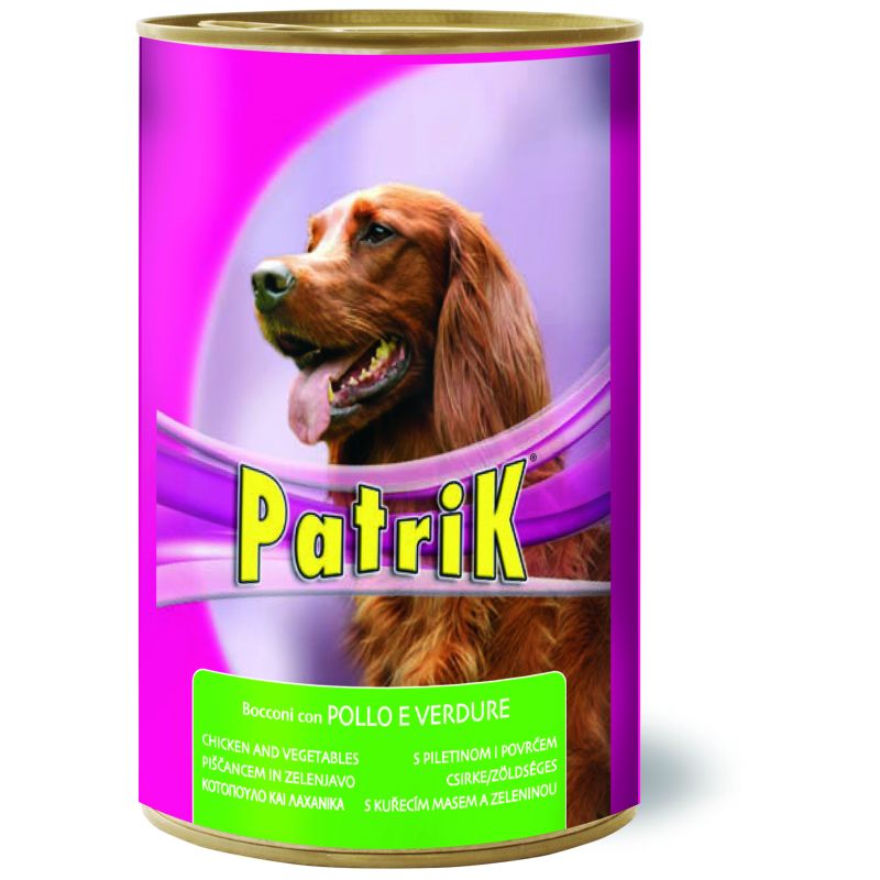Morando BOCCONI PER CANI ''PATRIK'' gusto pollo e verdure - gr. 1250 (confezione da 12) - immagine 2