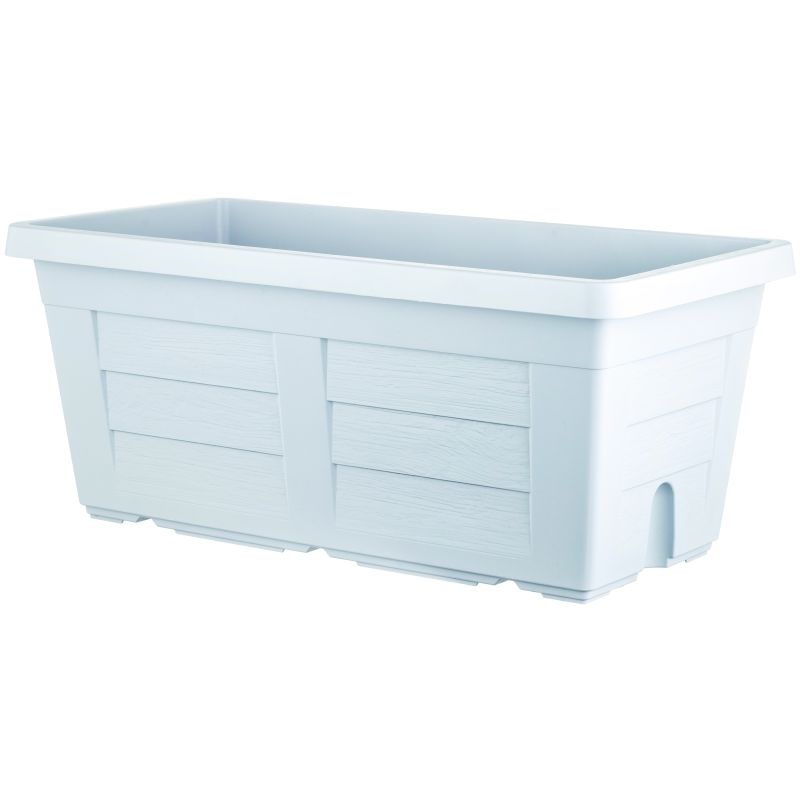 Bama FIORIERA RETTANGOLARE LEGNO Col. Ghiaccio cm.100x44x40 h - immagine 2