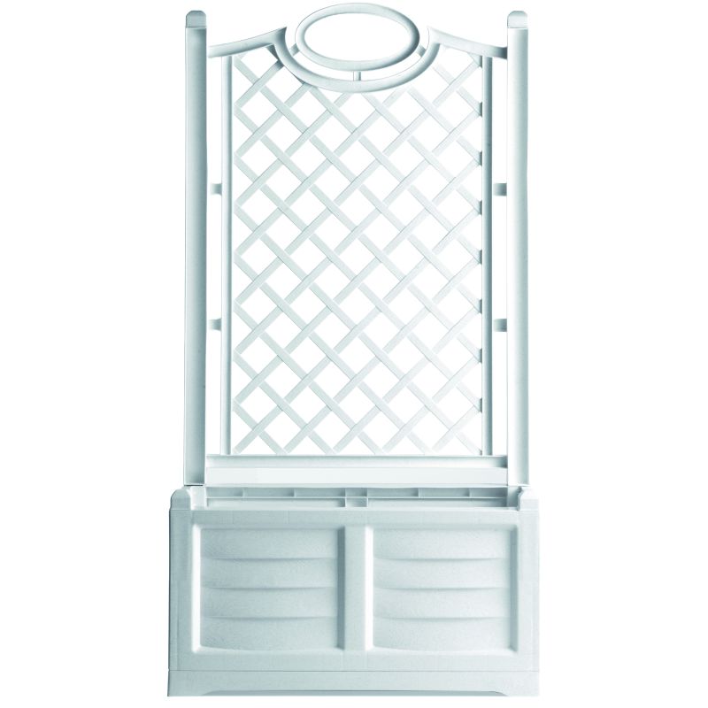 Bama FIORIERA CON SPALLIERA SEPARÉ Col. Bianco lt. 120 cm. 80x42x150 h - immagine 2