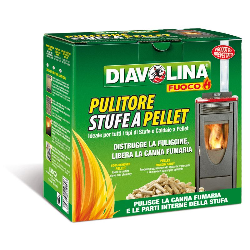 Diavolina PELLET SPAZZACAMINO (confezione da 10) - immagine 2