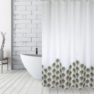 TENDA PER DOCCIA IN TESSUTO POLIESTERE PEACOCK cm 180x200
