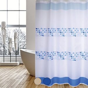 TENDA PER DOCCIA IN TESSUTO POLIESTERE PORTO cm 180x200 Blu