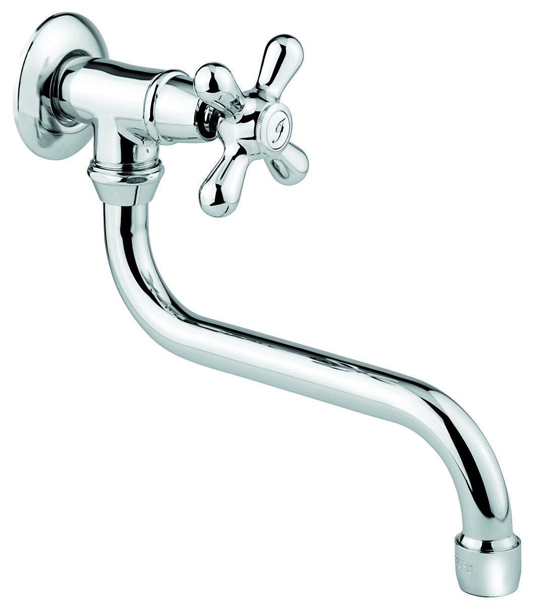 EMMEVI RUBINETTO A SNODO CON BOCCA A S GIREVOLE CROMO ART.12006S - immagine 2