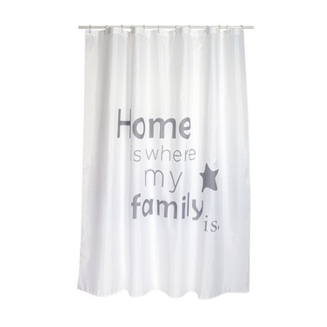 TENDA PER DOCCIA IN TESSUTO POLIESTERE HOME cm 180x200