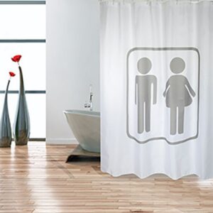 TENDA PER DOCCIA IN TESSUTO POLIESTERE M&W cm 180x200