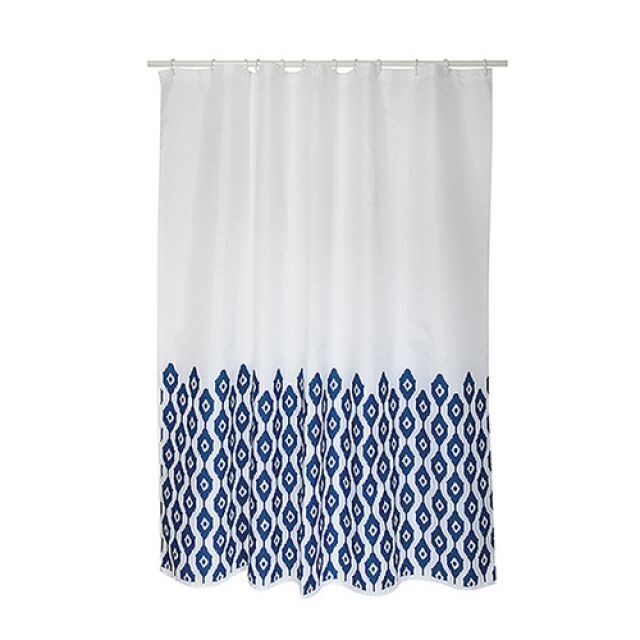 TENDA PER DOCCIA IN TESSUTO POLIESTERE IKAT cm 180x200