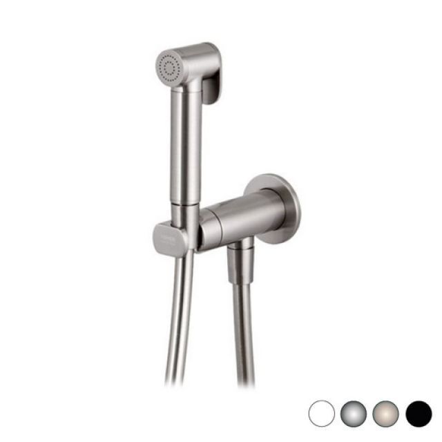SET MISCELATORE CON DOCCETTA SHUT-OFF TONDO Cromo