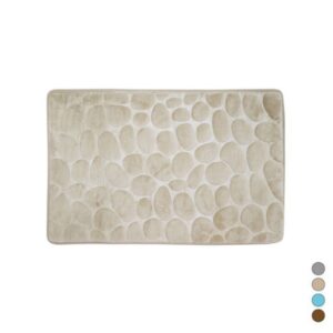 TAPPETO ANTISCIVOLO BAGNO CIOTTOLI 40X60 CM Azzurro