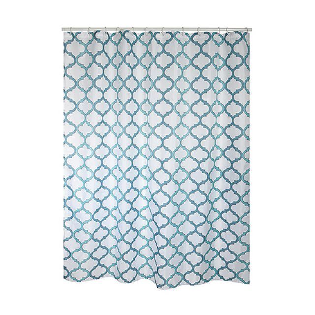 TENDA PER DOCCIA IN TESSUTO POLIESTERE HANKO cm 180x200 Blu